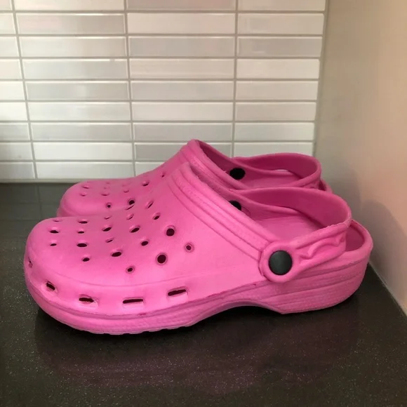 Pink youth summer clogs - Picture 3 of 9